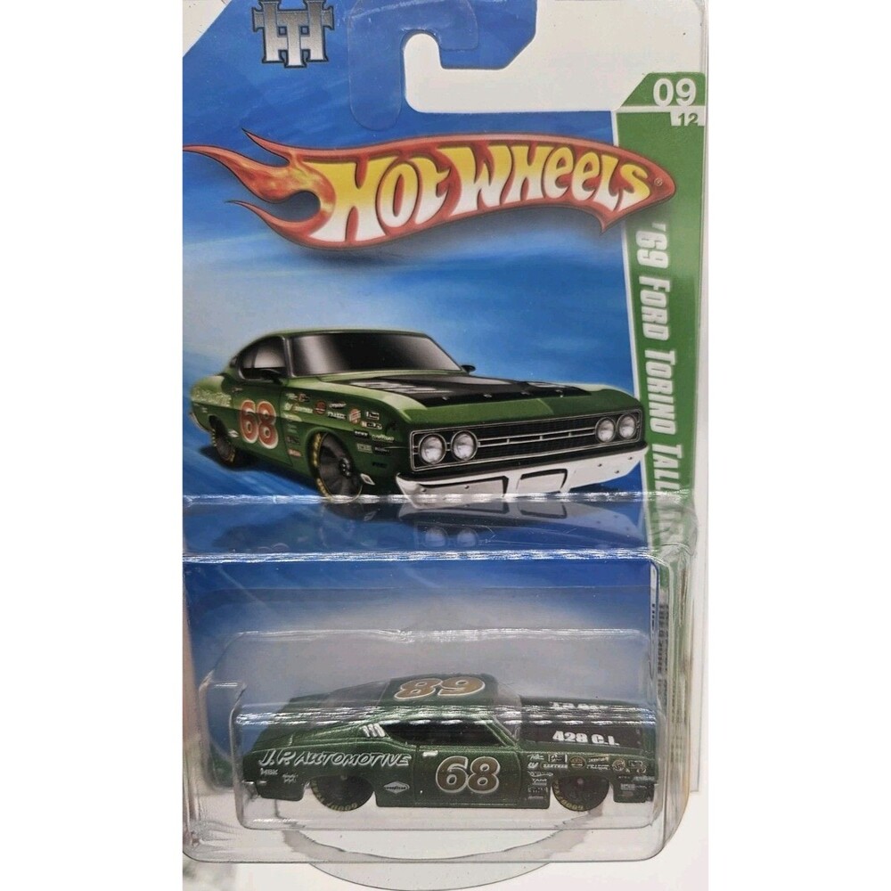 Hot Wheels Treasure Hunt '69 Ford Torino Talladega 1:64 Diecast Green Unopened